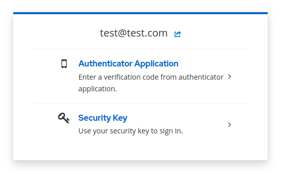 Keycloak Login Flow 2fA Two-factor Authentication Options