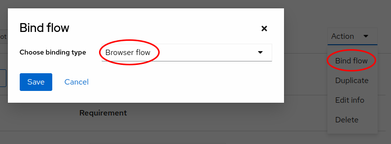 Keycloak Authentication Bind Flow